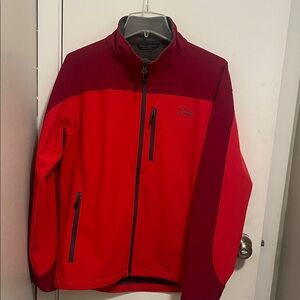 L.L. Bean Men's Two-Tone Red Performance Jacket